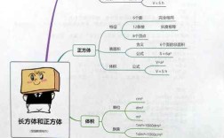 长方体与正方体思维导图如何构建？