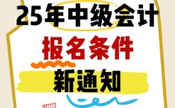 2025江西中级会计报名条件有哪些？