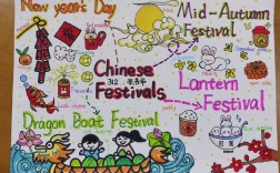 英语版节日思维导图