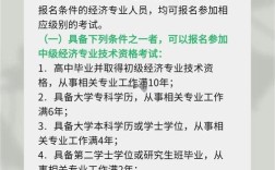 上海经济师报名条件有哪些具体要求？