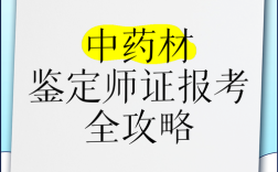 中药材鉴定师报名条件有哪些？