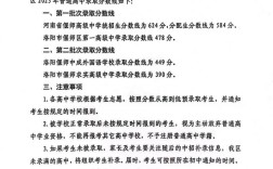 偃师中考录取分数线是多少？
