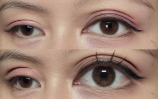 眼皮下垂怎么画眼线