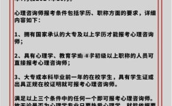 成都心理学报名条件