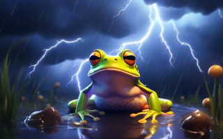 雷雨前青蛙有何表现？