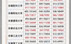 南方学院安徽录取分数线是多少？