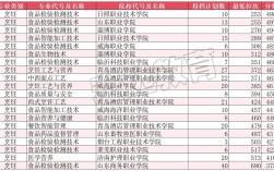 烹饪专业录取线多少