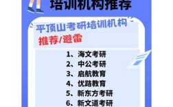 平顶山考研机构哪个好