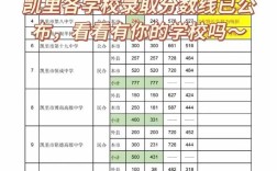 凯里职高录取分数线是多少？