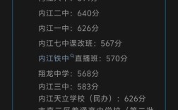 内江大学录取分是多少