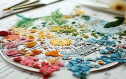 多彩的四季思维导图