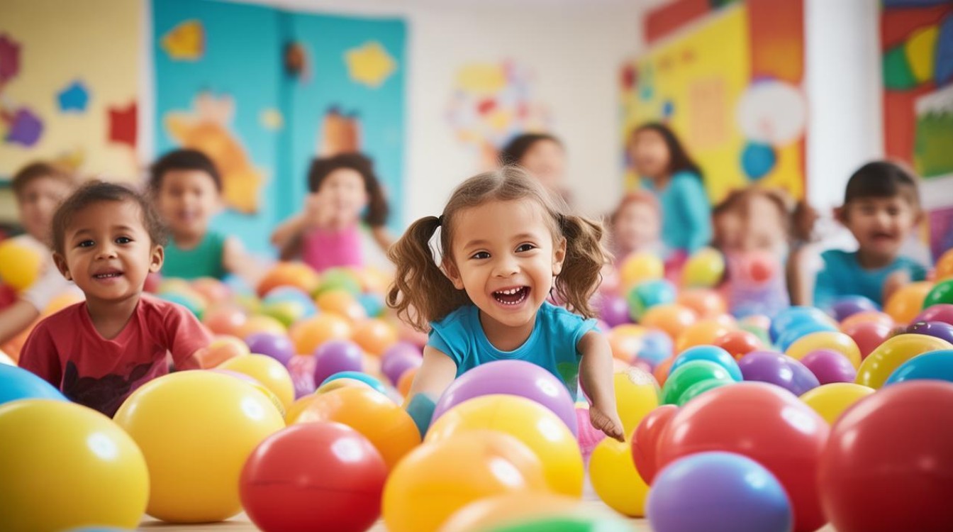 如何通过趣味玩球激发小班幼儿的运动兴趣？-图1