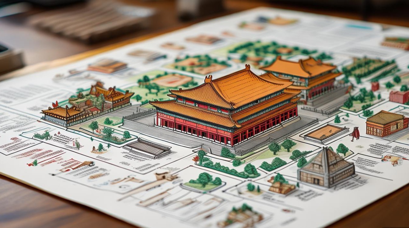 故宫一日游思维导图，一日游路线怎么规划才高效不踩坑？-图1