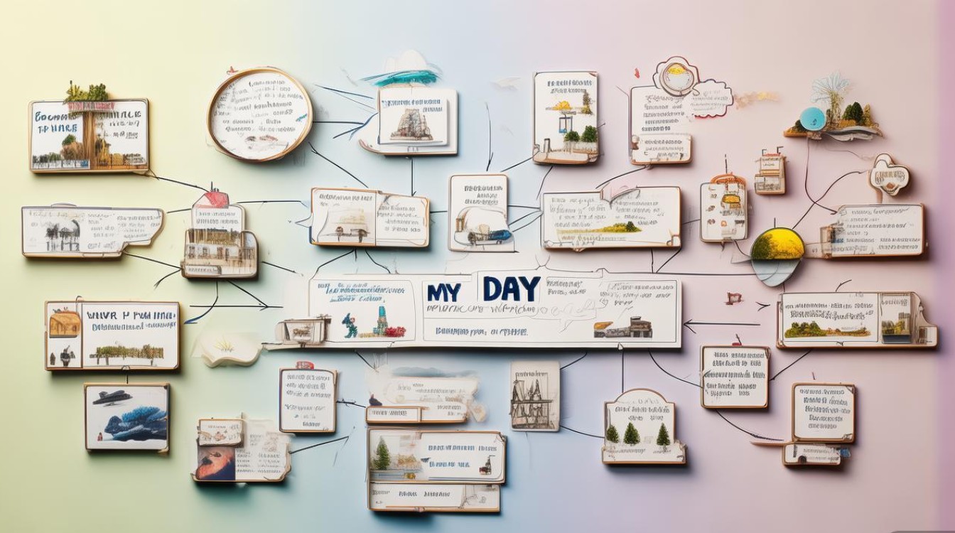 我的一天思维导图，如何高效规划？-图1