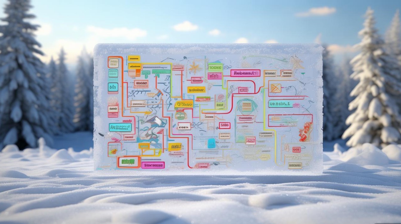 雪的思维导图，如何构建冬日灵感脉络？-图1