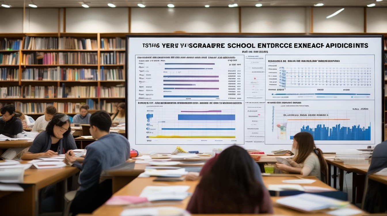 去年考研录取人数与报名人数各为多少？-图1