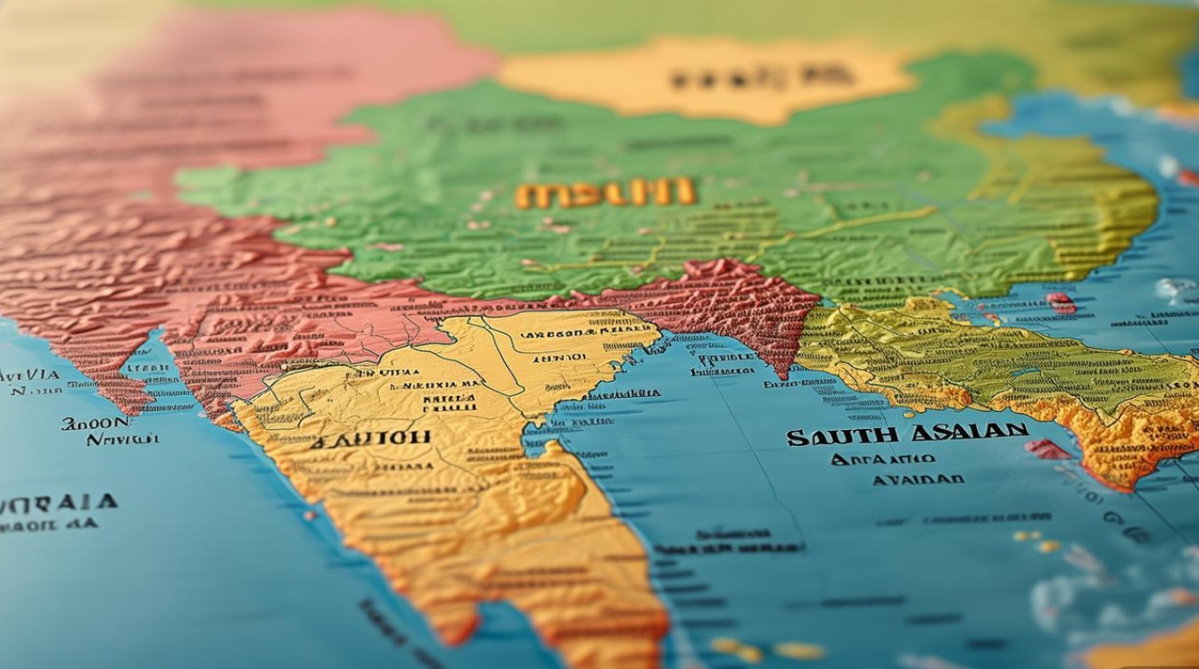 南亚地理思维导图，核心要点与逻辑关系是什么？-图1