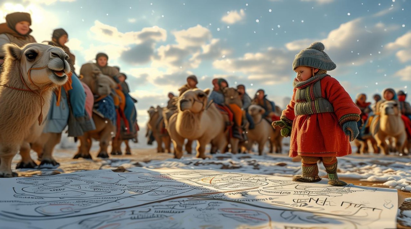 冬阳童年骆驼队思维导图如何构建？-图1