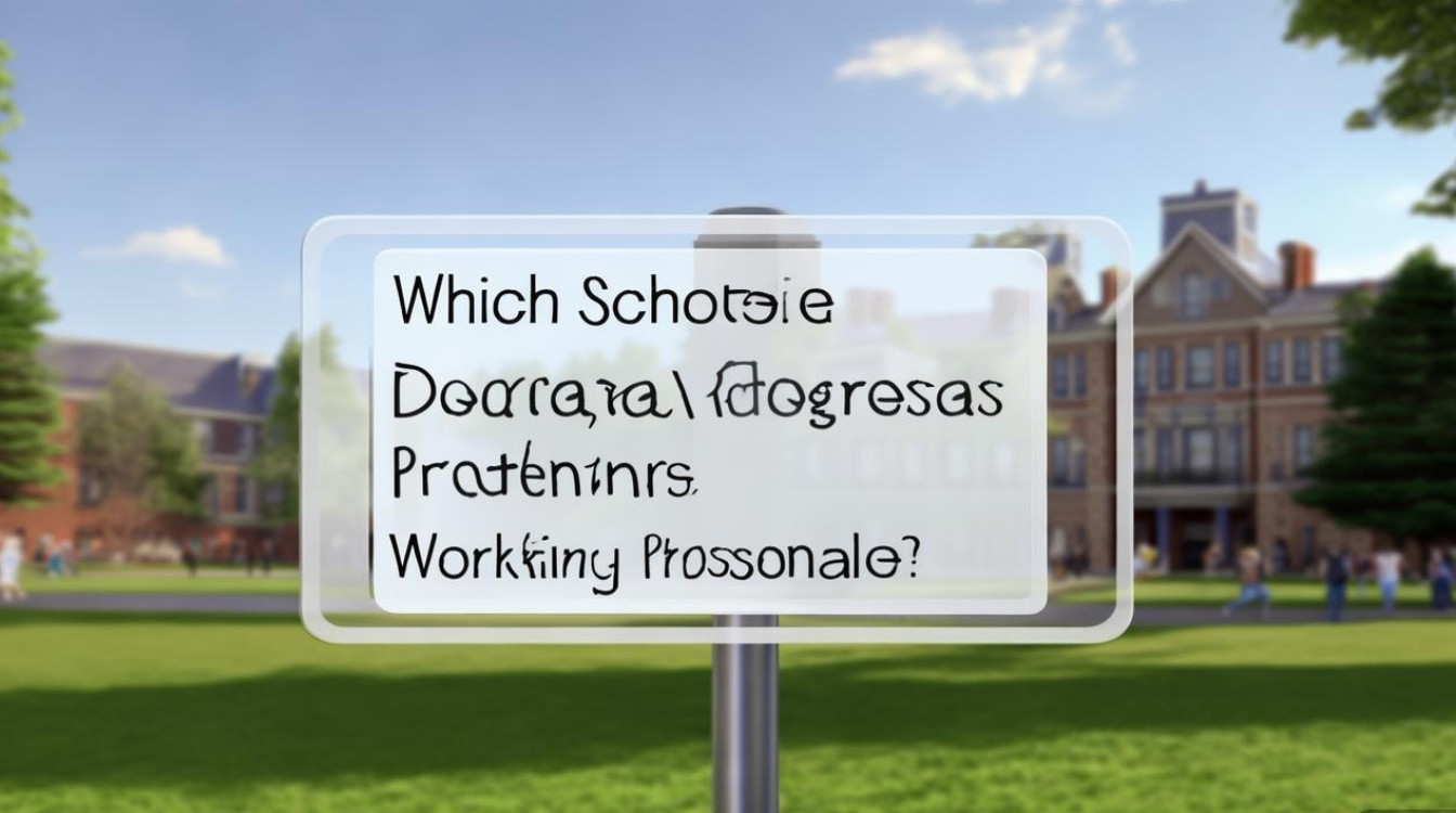 哪些学校支持在职攻读博士学位？-图1