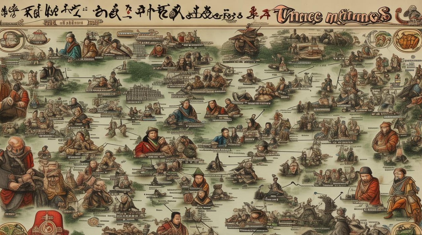 三国思维导图，如何梳理复杂人物关系与历史脉络？-图1