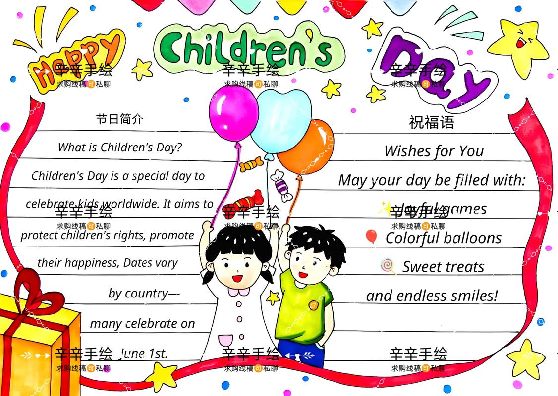 英语儿童节思维导图怎么画？-图1