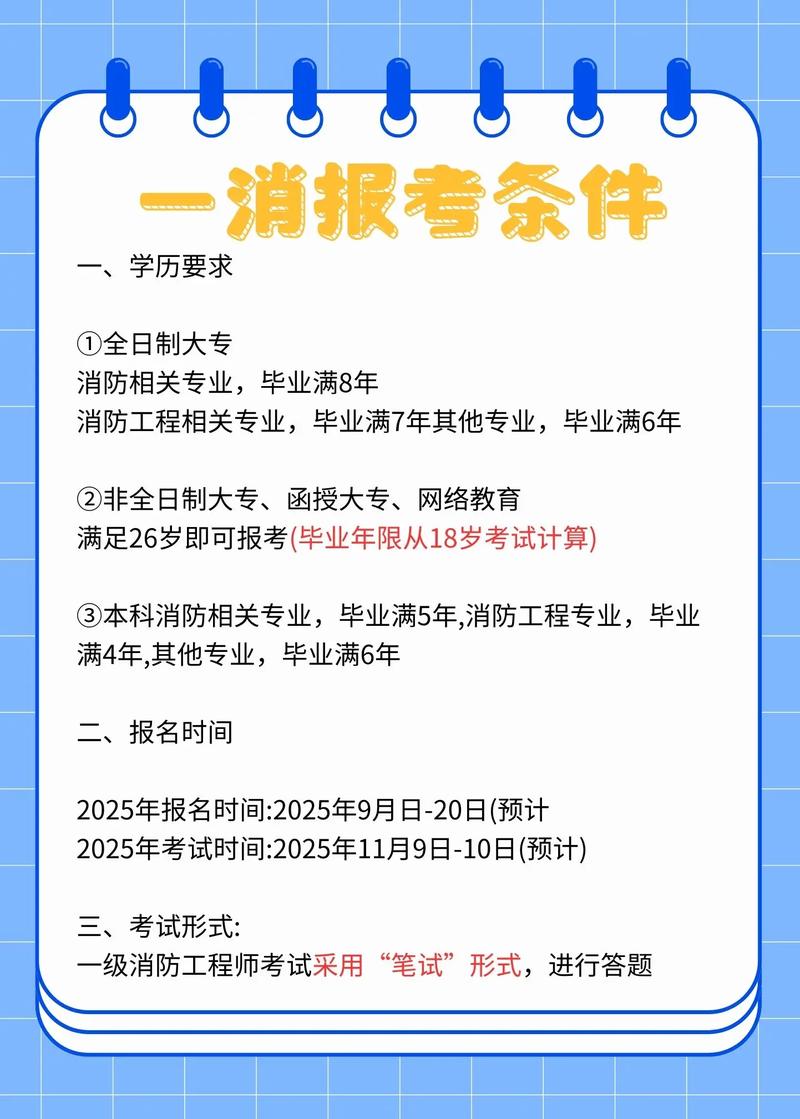 2025广西消防工程师考试报名条件是什么?-图3 2025广西消防工程师考试报名条件是什么?-图3