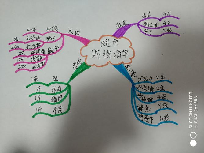 购物主题思维导图-图3