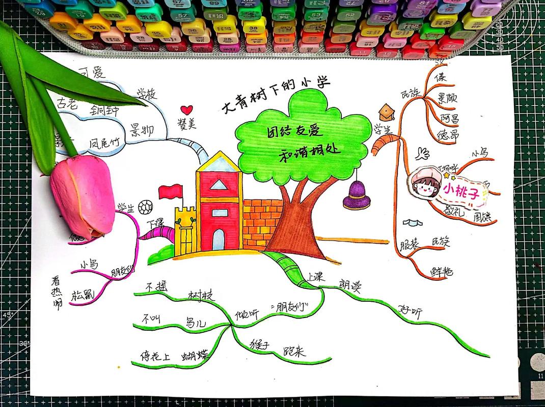 简笔画如何助力语文思维导图高效学习？-图1