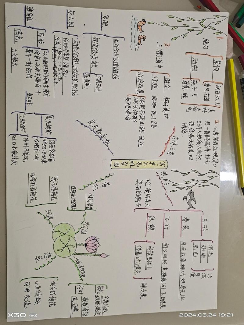 简笔画如何助力语文思维导图高效学习？-图3