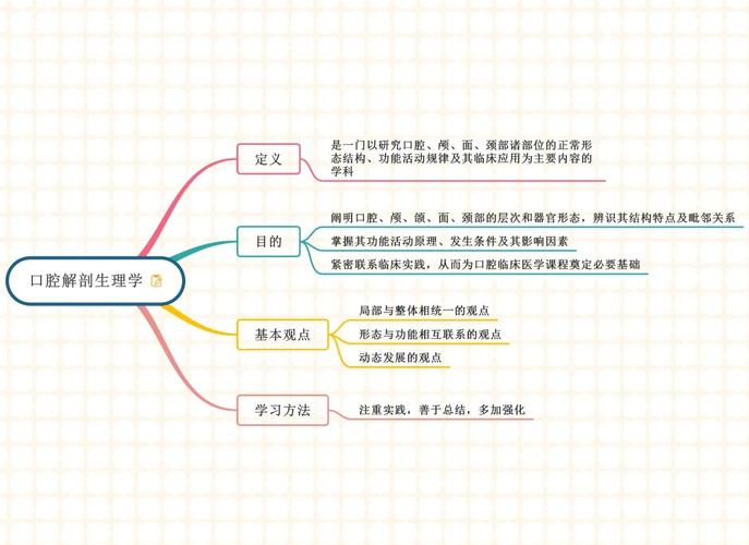 口腔控制思维导图如何高效掌握核心要点？-图1