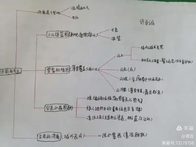 济南的冬天思维图核心内容是什么？-图2
