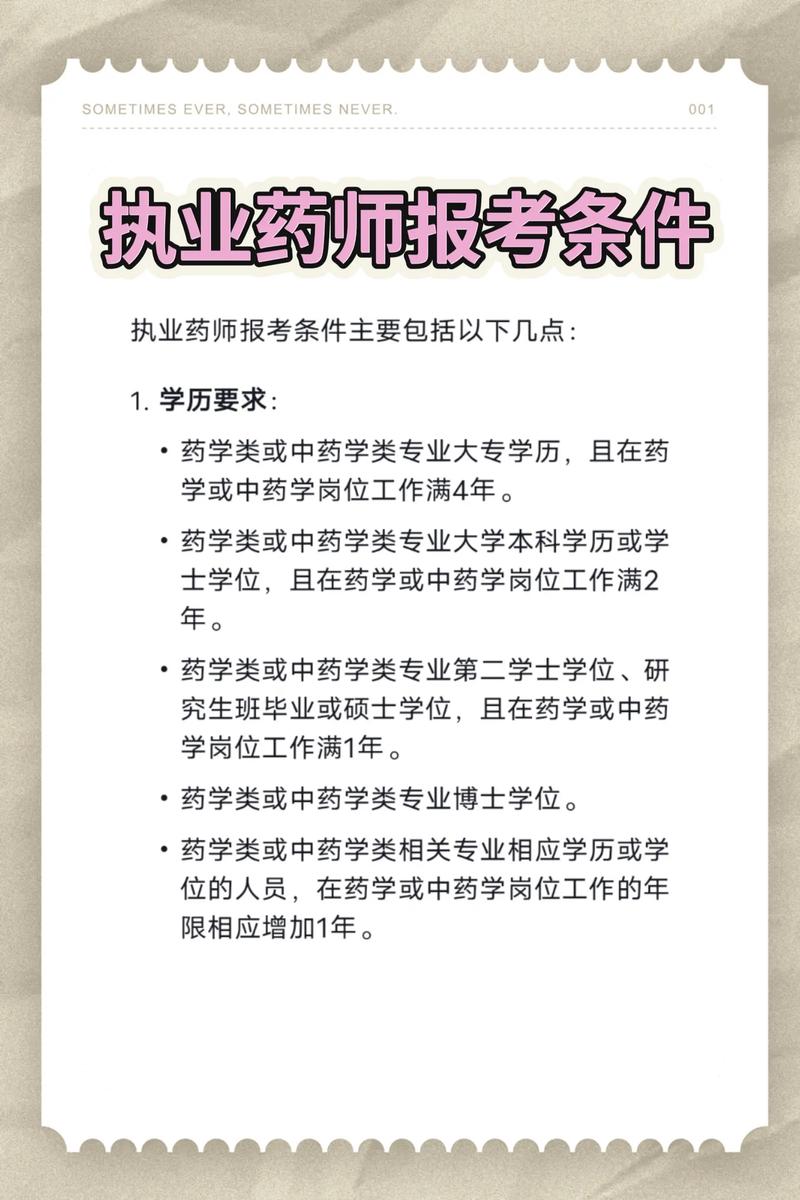 想报考兵团执业药师,学历、专业、工作年限具体要求是什么?非药学专业能否报名?需要准备哪些材料?-图2 想报考兵团执业药师,学历、专业、工作年限具体要求是什么?非药学专业能否报名?需要准备哪些材料?-图2