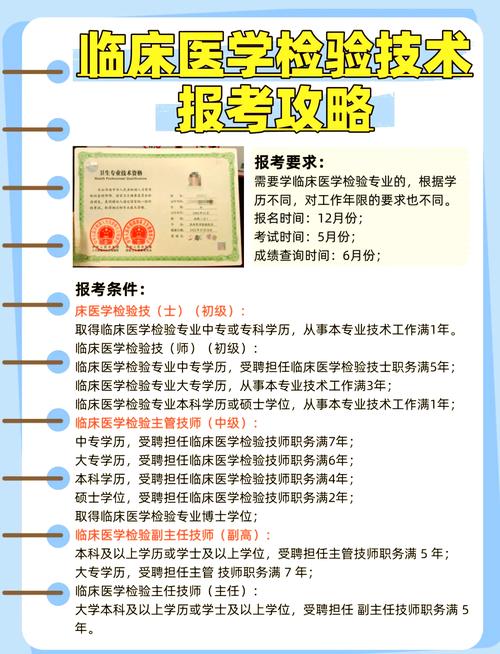 中级检验师报名条件有哪些?-图1 中级检验师报名条件有哪些?-图1