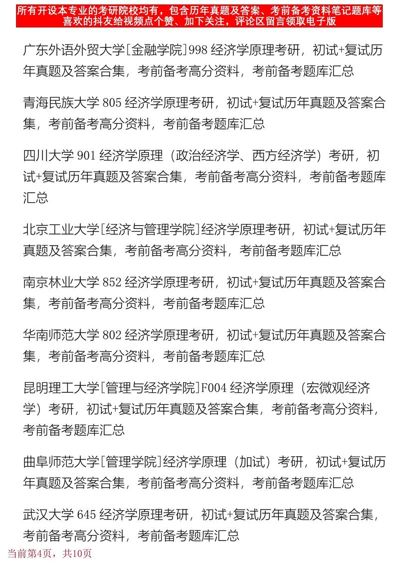 哪个学校考806经济学-图2