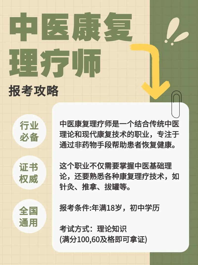 助理中医理疗师报名条件-图1 助理中医理疗师报名条件-图1