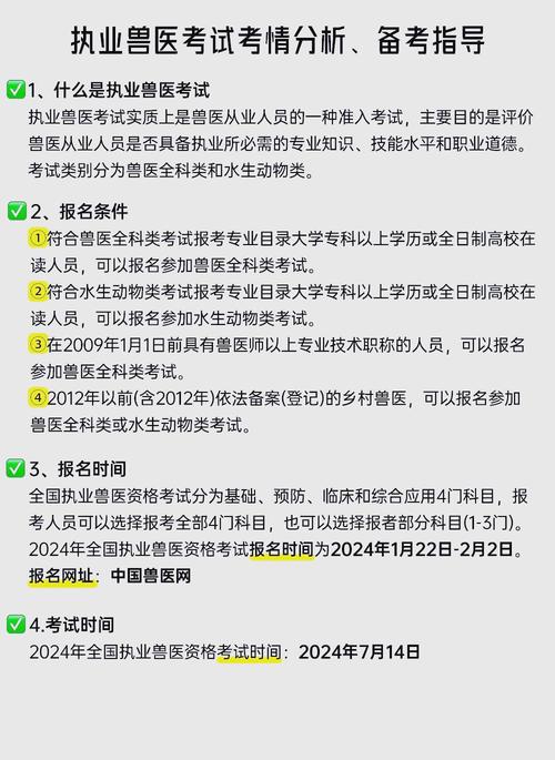 广州执业兽医考试报名条件-图1