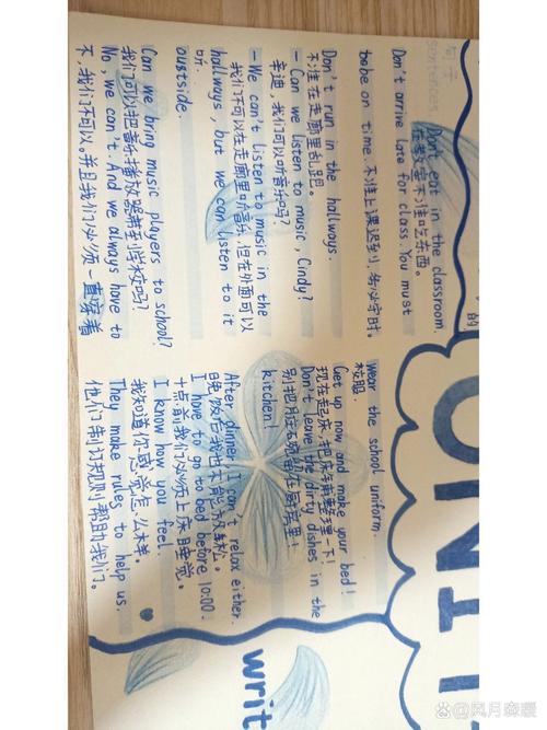 七下英语U4思维导图该怎么画？-图1