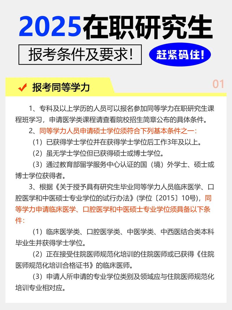 杭州在职研究生报名条件有哪些？-图1