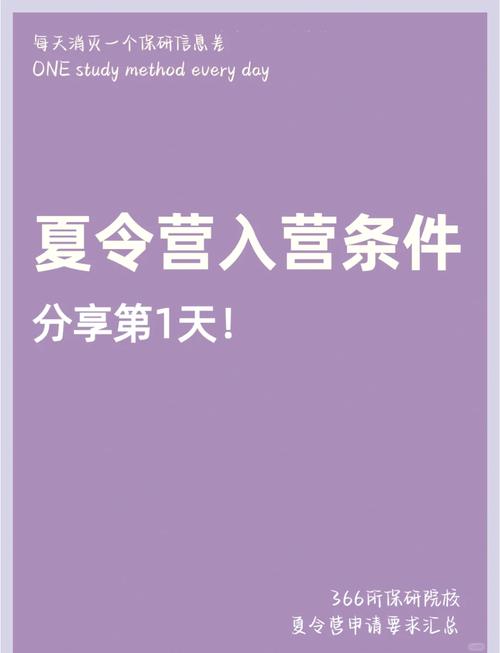 夏令营报名条件有哪些？-图1