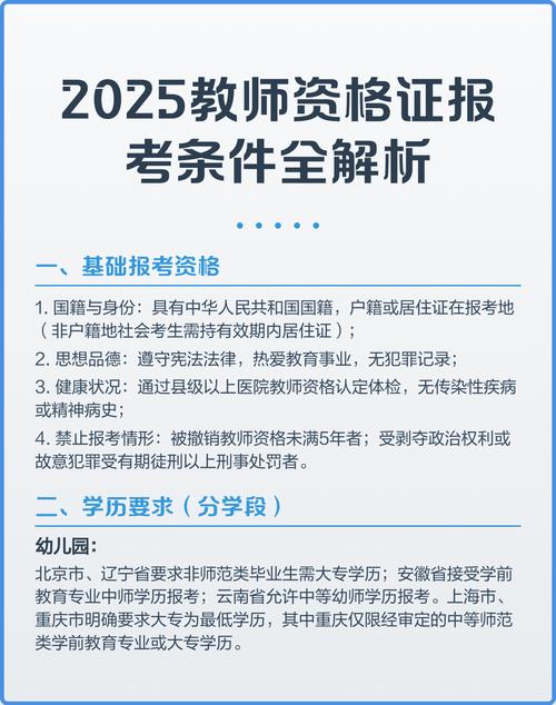 2025山东教资报名条件有哪些具体要求？-图1