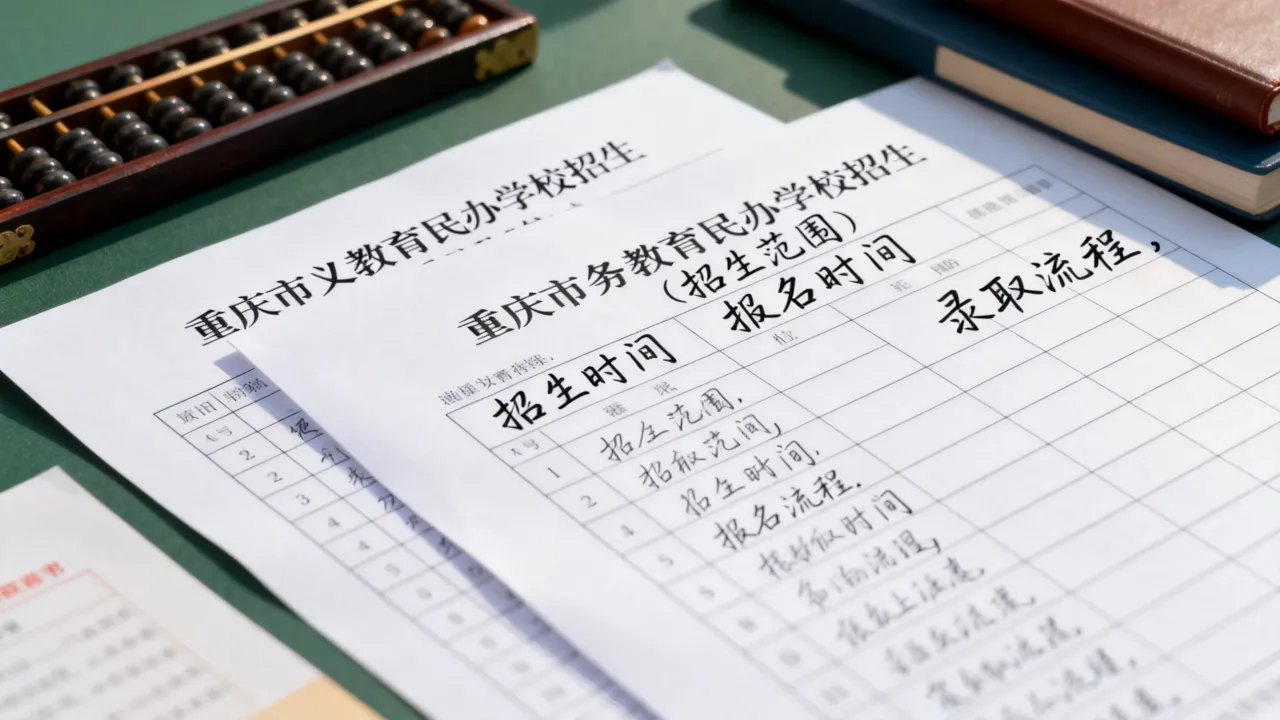 重庆义务教育民办学校招生规则说明 重庆义务教育民办学校招生规则说明