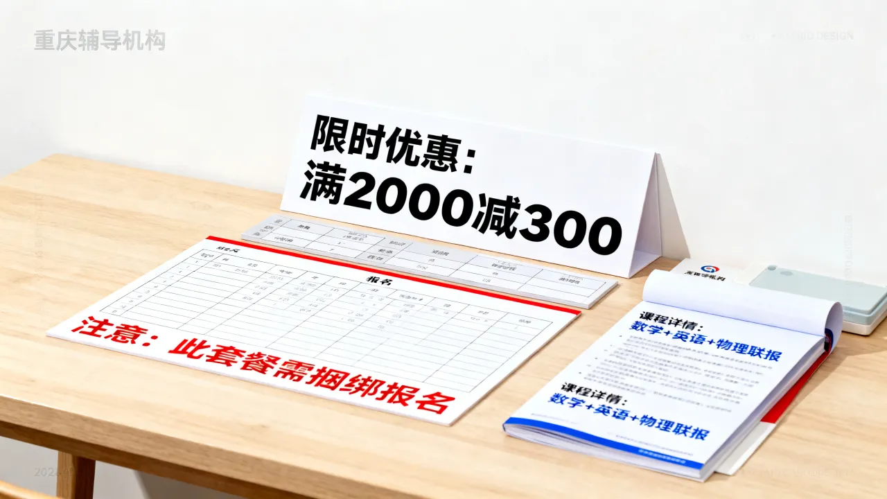 重庆辅导机构各类优惠活动,警惕捆绑报名营销套路 重庆辅导机构各类优惠活动,警惕捆绑报名营销套路