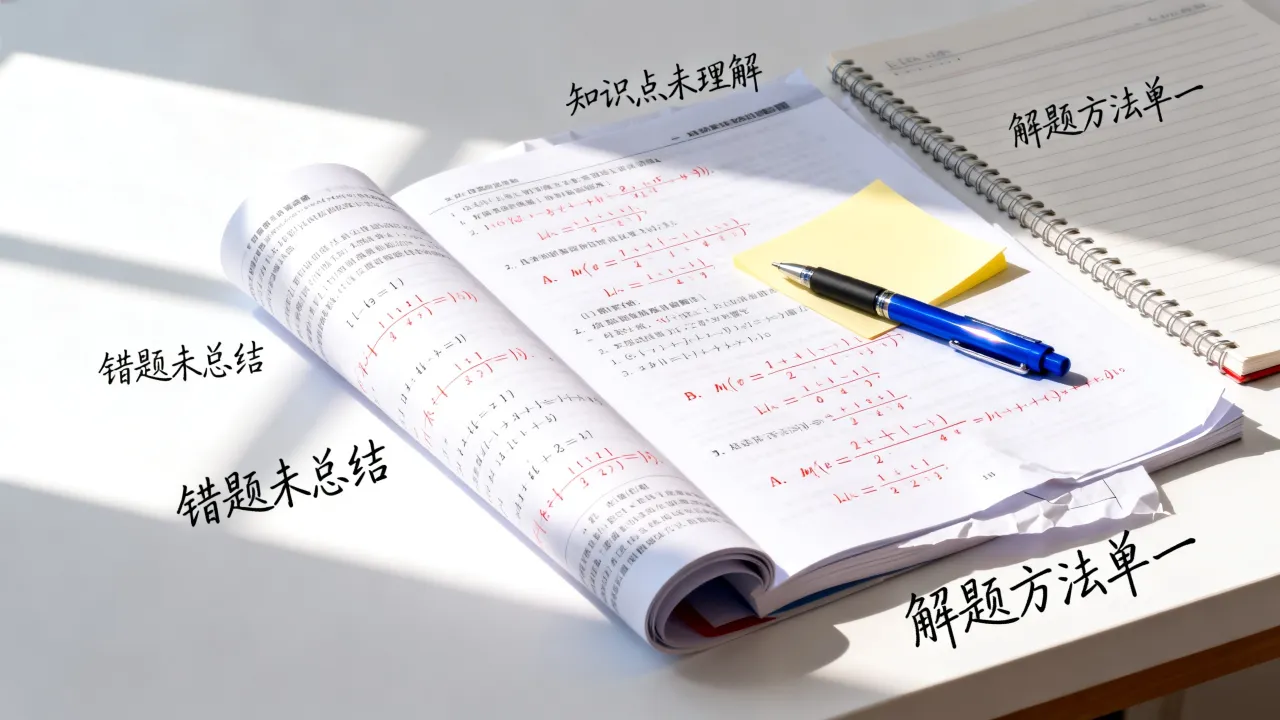大量刷题但是分数没有提升,典型原因总结参考 大量刷题但是分数没有提升,典型原因总结参考
