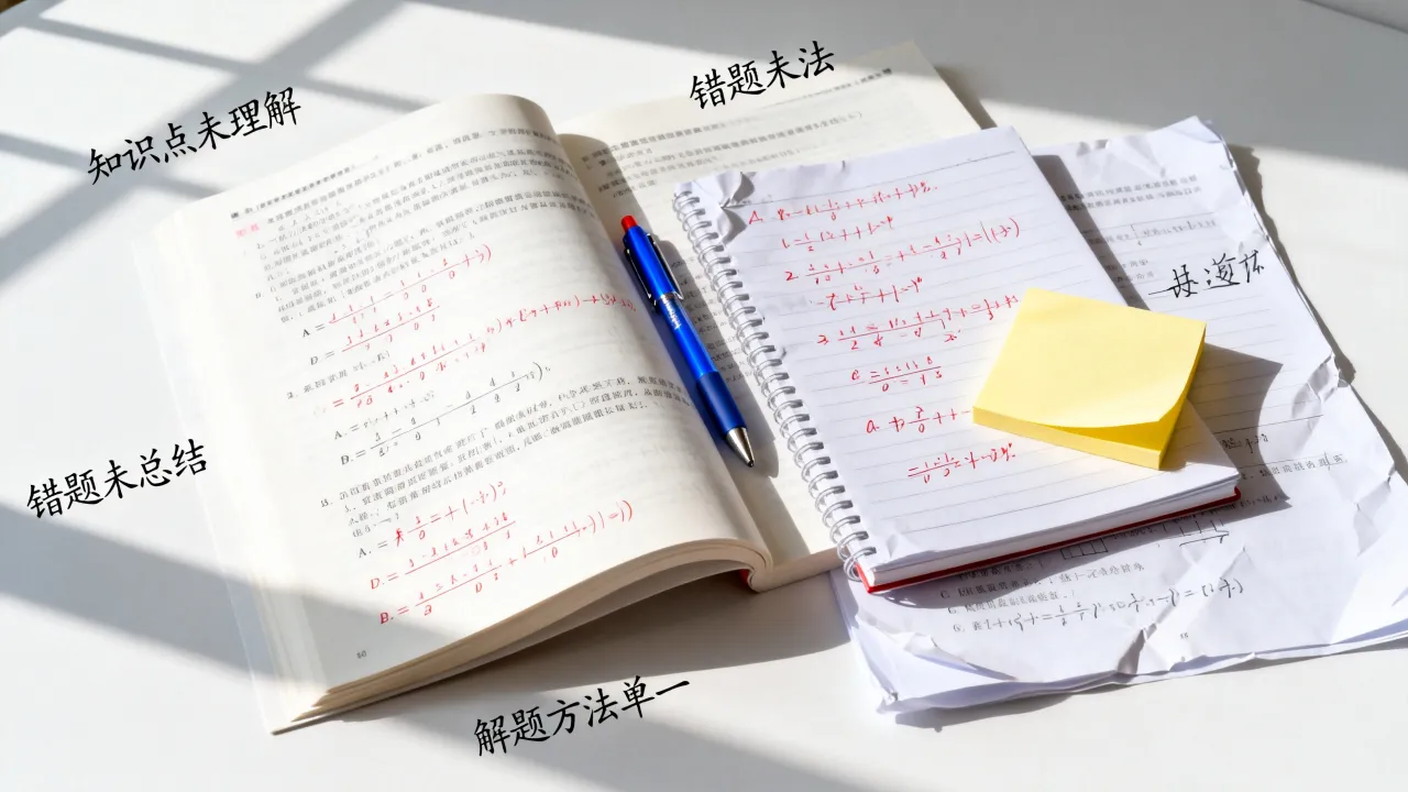 大量刷题但是分数没有提升,典型原因总结参考 大量刷题但是分数没有提升,典型原因总结参考