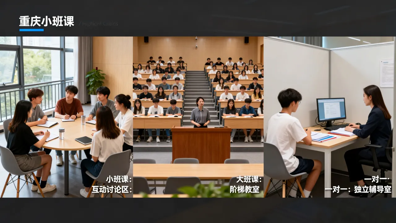 重庆小班课、大班课、一对一辅导，适用场景区分参考
