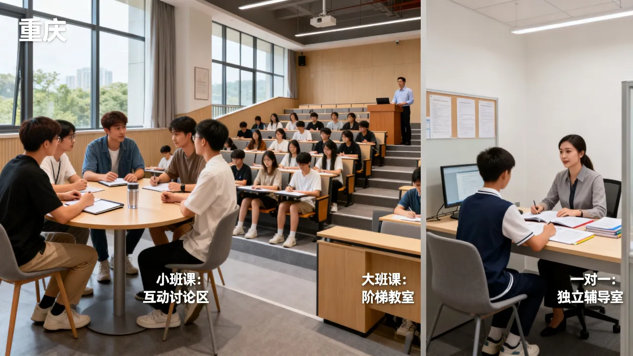 重庆小班课、大班课、一对一辅导，适用场景区分参考