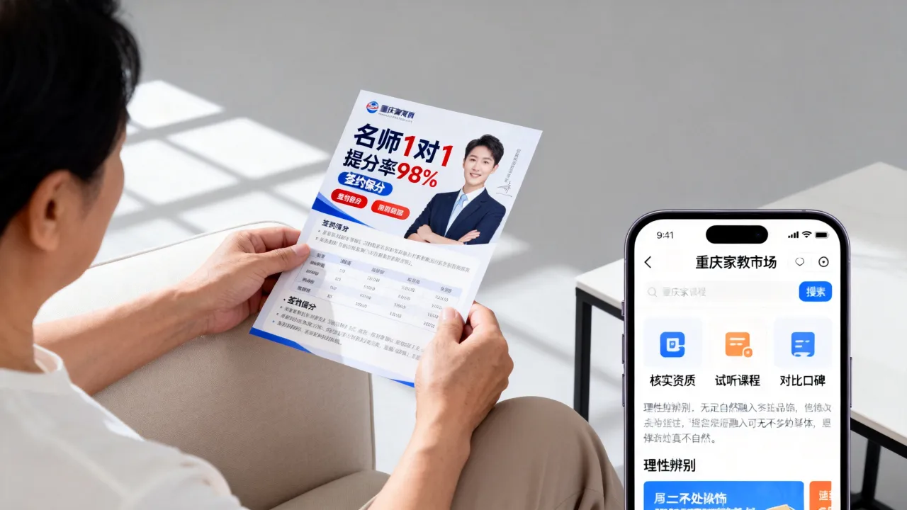 重庆家教市场常见宣传话术，家长理性辨别方式