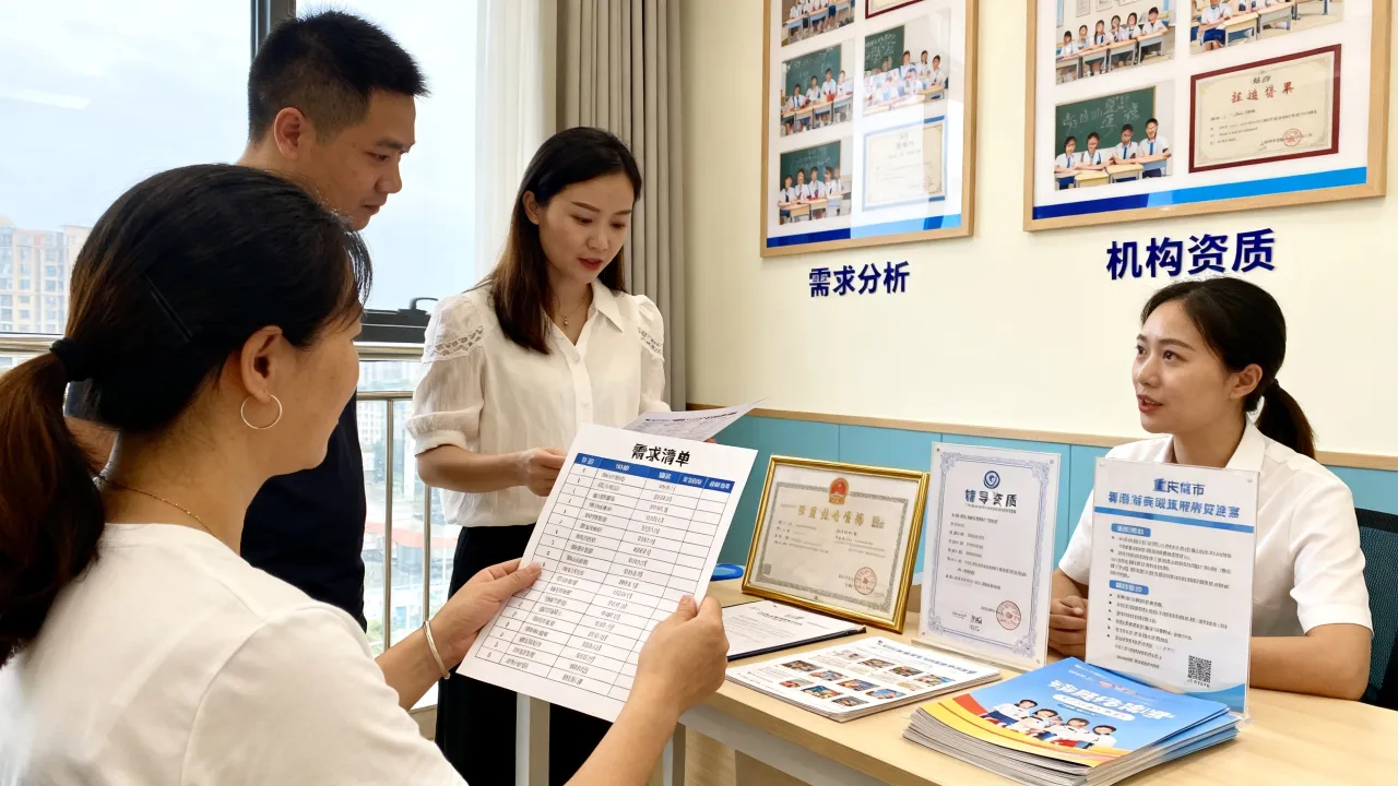 重庆家长挑选校外辅导机构，先分清需求再实地考察