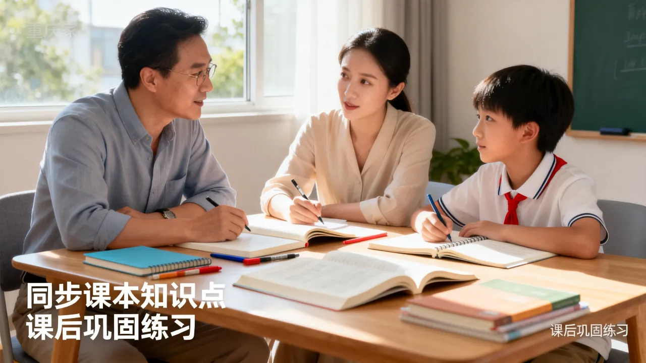 重庆家教授课内容，应当配合校内课本同步推进