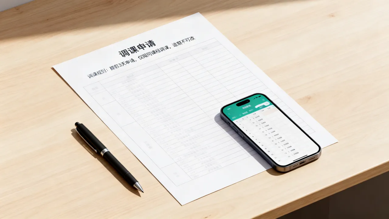 重庆沙坪坝区培训机构调课规则，报名前提前确认清楚